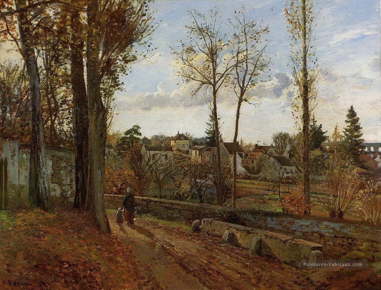 louveciennes 1871 Camille Pissarro paysage Peintures à l'huile